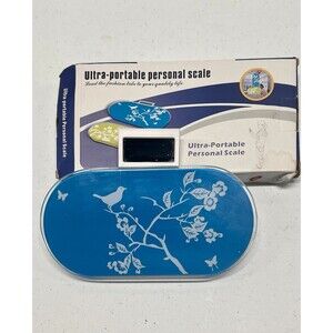 Portable Electronic Personal Weight Scale Tempered Glass Units Kg/Lb/St LCD